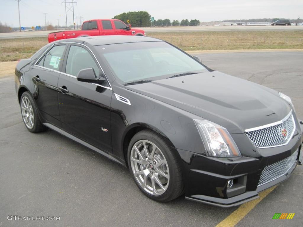 2010 CTS -V Sedan - Black Raven / Ebony photo #5