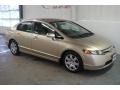 2008 Borrego Beige Metallic Honda Civic LX Sedan  photo #4