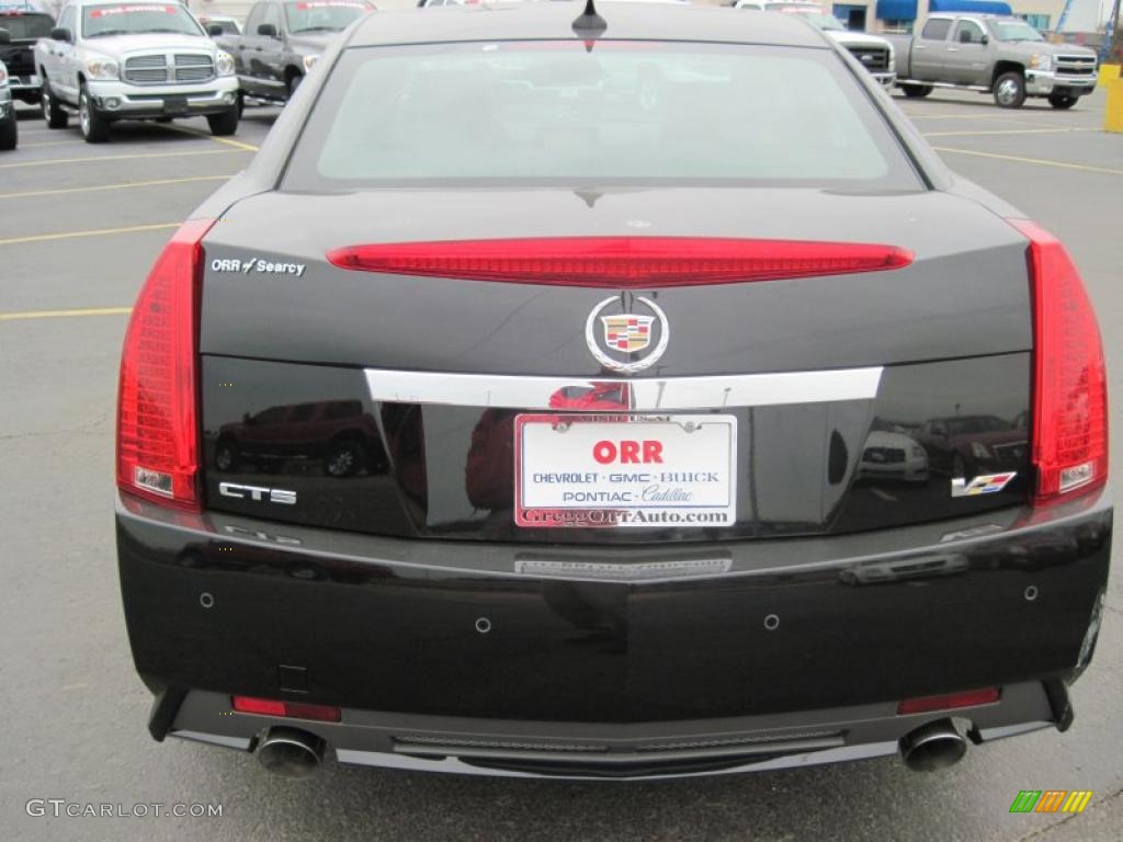 2010 CTS -V Sedan - Black Raven / Ebony photo #7