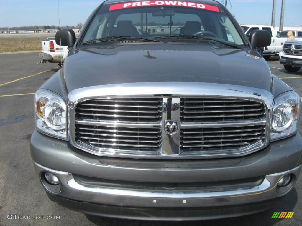 2007 Ram 1500 Big Horn Edition Quad Cab 4x4 - Mineral Gray Metallic / Medium Slate Gray photo #2