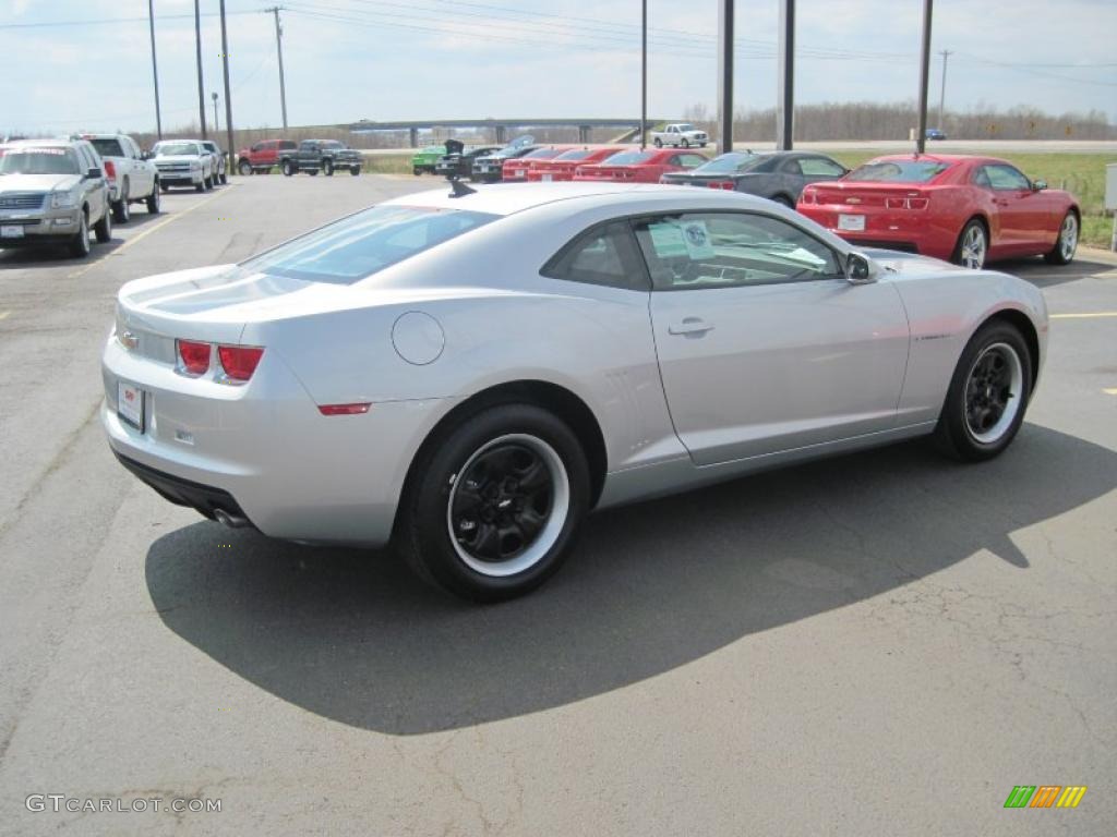 2010 Camaro LS Coupe - Silver Ice Metallic / Black photo #4