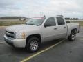 2008 Silver Birch Metallic Chevrolet Silverado 1500 Z71 Crew Cab 4x4  photo #1