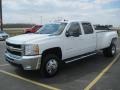 Summit White - Silverado 3500HD LTZ Crew Cab 4x4 Dually Photo No. 1