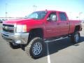 2010 Victory Red Chevrolet Silverado 2500HD LT Crew Cab 4x4  photo #1