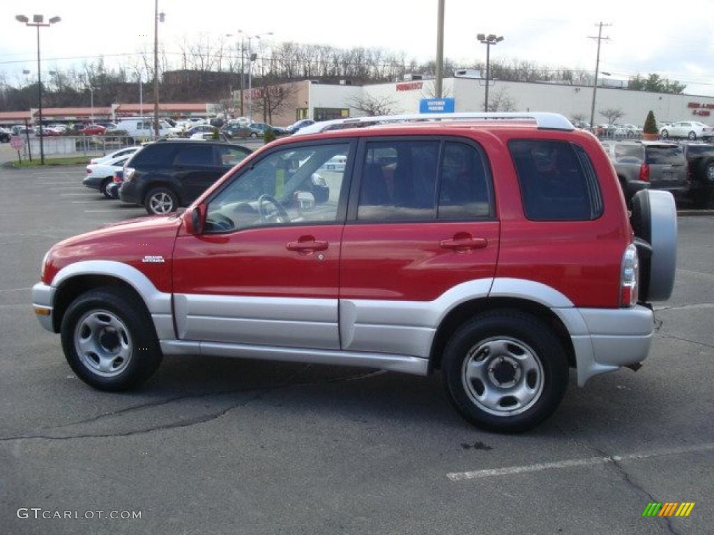 2005 Grand Vitara LX - Racy Red / Gray photo #6