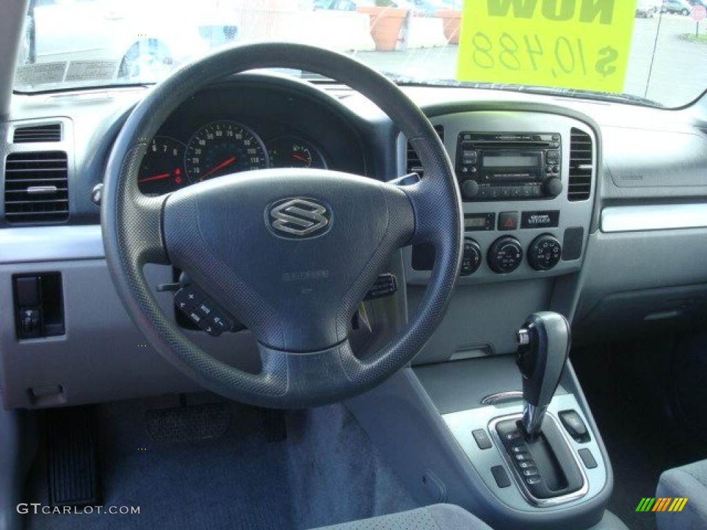 2005 Grand Vitara LX - Racy Red / Gray photo #12