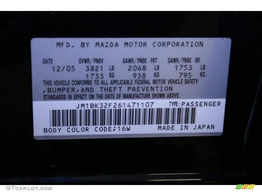 2006 MAZDA3 i Sedan - Titanium Gray Metallic / Black Leather photo #52