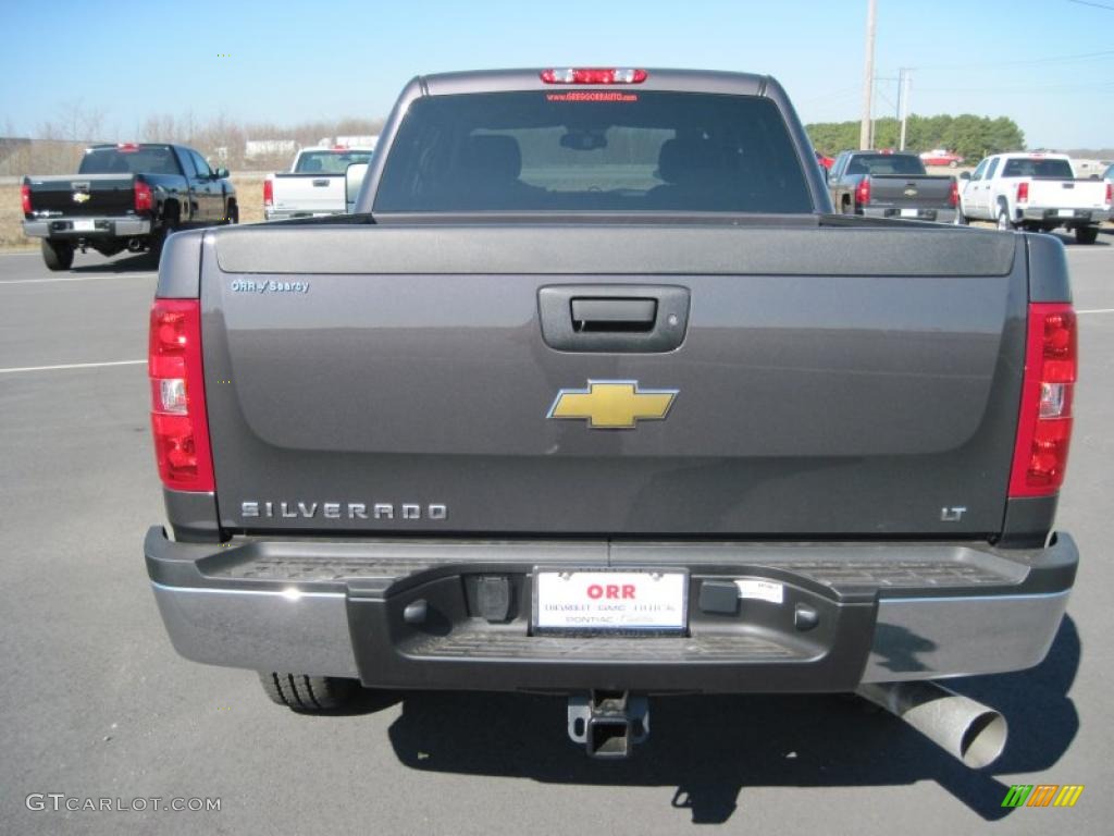 2010 Silverado 2500HD LT Crew Cab 4x4 - Taupe Gray Metallic / Ebony photo #5