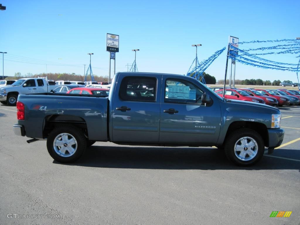 2010 Silverado 1500 LT Crew Cab 4x4 - Black / Ebony photo #4