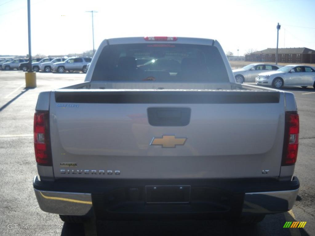 2008 Silverado 1500 Z71 Crew Cab 4x4 - Silver Birch Metallic / Ebony photo #12