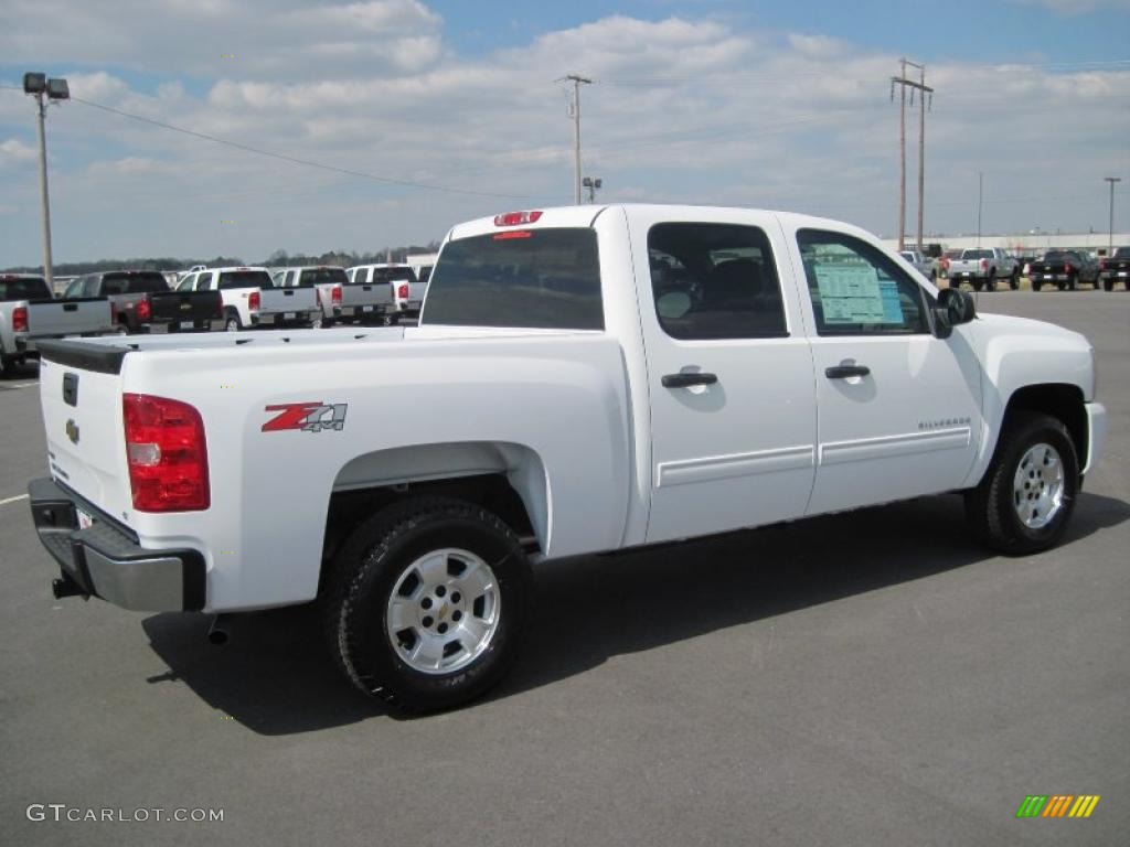 2010 Silverado 1500 LT Crew Cab 4x4 - Summit White / Ebony photo #4