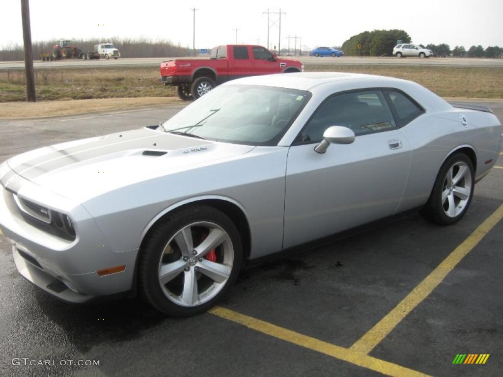 2009 Challenger SRT8 - Bright Silver Metallic / Dark Slate Gray photo #1