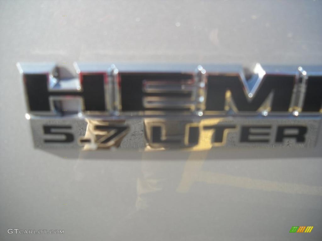 2009 Ram 1500 SLT Regular Cab 4x4 - Bright Silver Metallic / Dark Slate Gray photo #9
