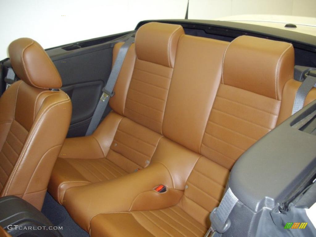 2010 Mustang V6 Premium Convertible - Performance White / Saddle photo #5