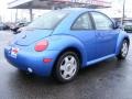 2000 Techno Blue Metallic Volkswagen New Beetle GLS Coupe  photo #5