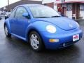 2000 Techno Blue Metallic Volkswagen New Beetle GLS Coupe  photo #7
