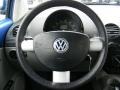 2000 Techno Blue Metallic Volkswagen New Beetle GLS Coupe  photo #16