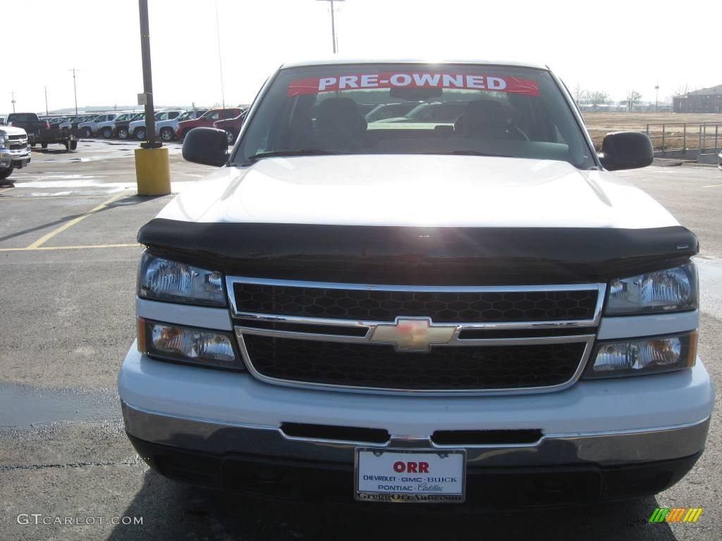 2006 Silverado 1500 LT Extended Cab - Summit White / Tan photo #2