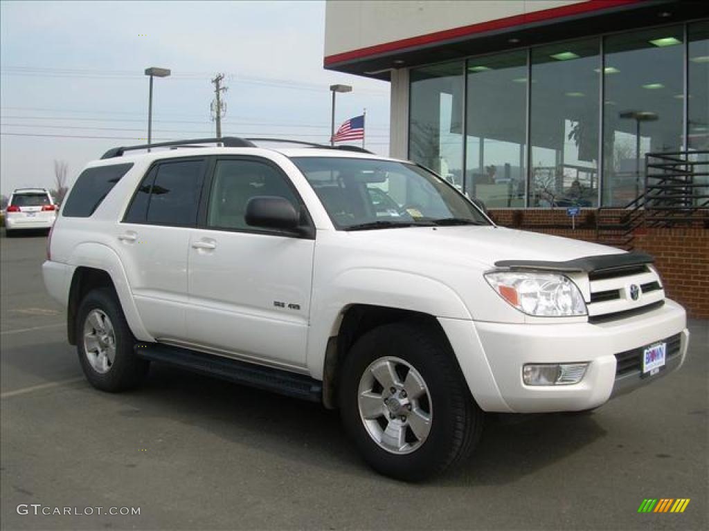 2004 4Runner SR5 4x4 - Natural White / Stone photo #7