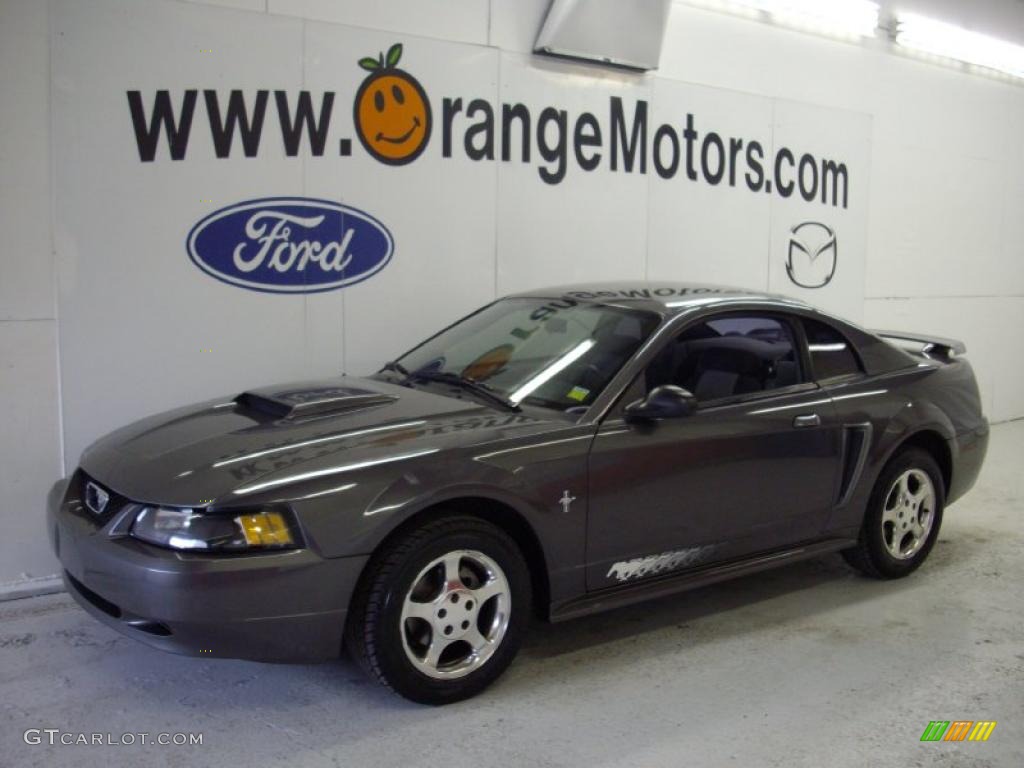 2003 Mustang V6 Coupe - Dark Shadow Grey Metallic / Medium Graphite photo #1