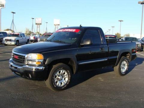 2006 GMC Sierra 1500 Z71 Regular Cab 4x4 Data, Info and Specs