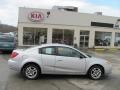 2004 Silver Nickel Saturn ION 3 Quad Coupe  photo #2