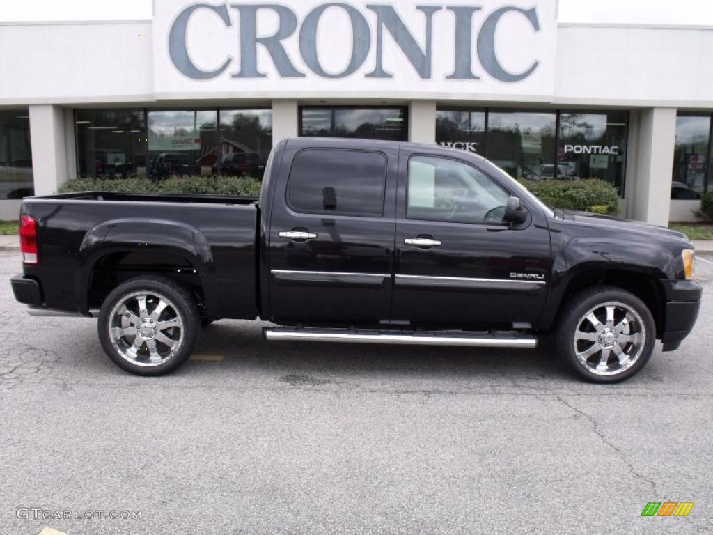 2010 Sierra 1500 Denali Crew Cab AWD - Onyx Black / Ebony photo #1