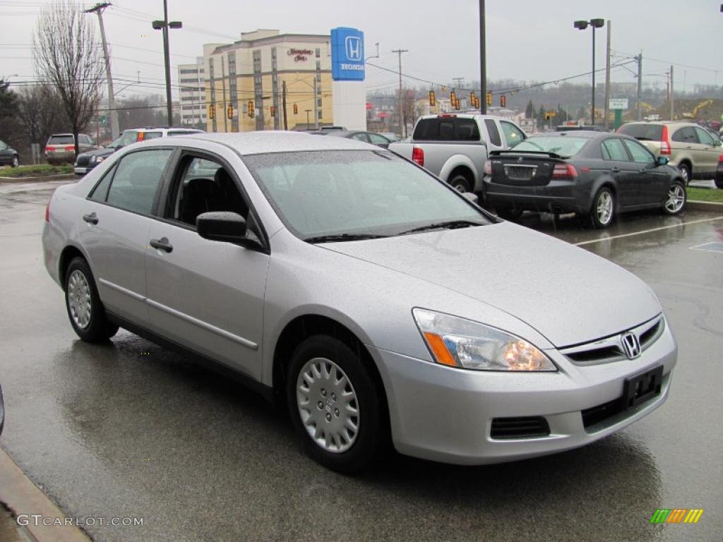 2006 Accord Value Package Sedan - Alabaster Silver Metallic / Gray photo #6