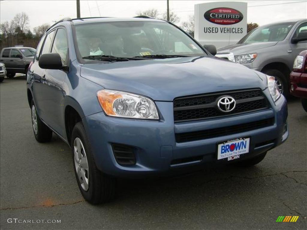 2009 RAV4 4WD - Pacific Blue Metallic / Ash Gray photo #1