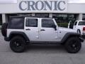 2010 Bright Silver Metallic Jeep Wrangler Unlimited Sport 4x4  photo #1