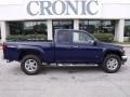 Navy Blue 2009 GMC Canyon SLE Extended Cab