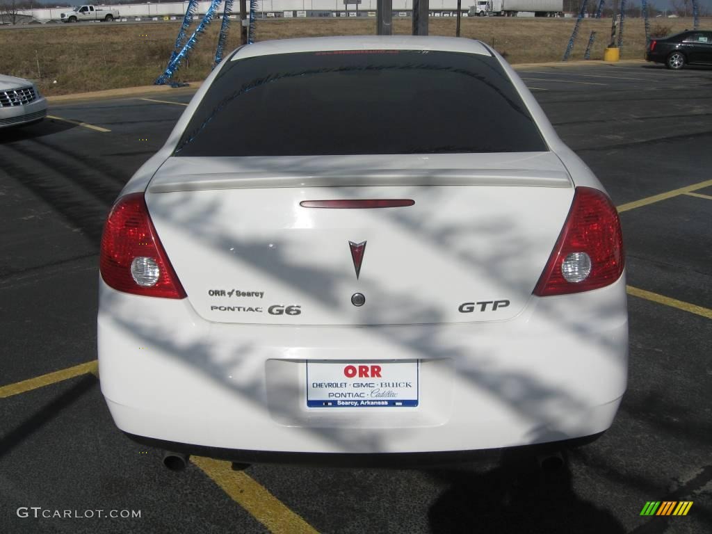 2006 G6 GTP Sedan - Ivory White / Ebony photo #5