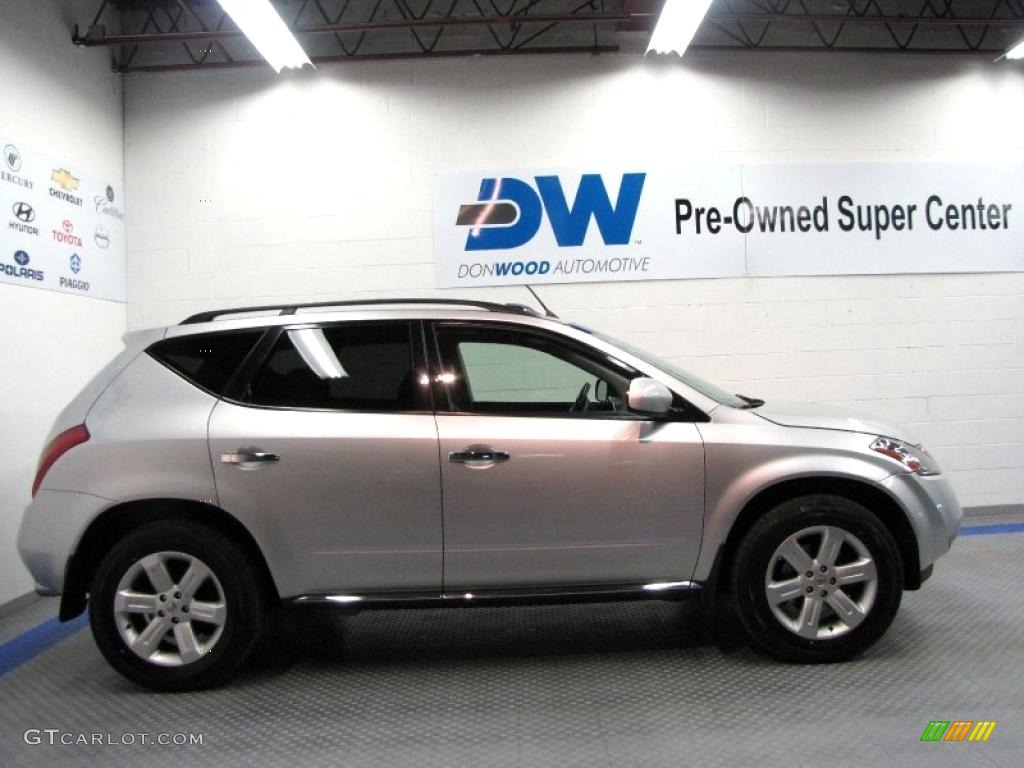 2006 Murano SL AWD - Brilliant Silver Metallic / Charcoal photo #6