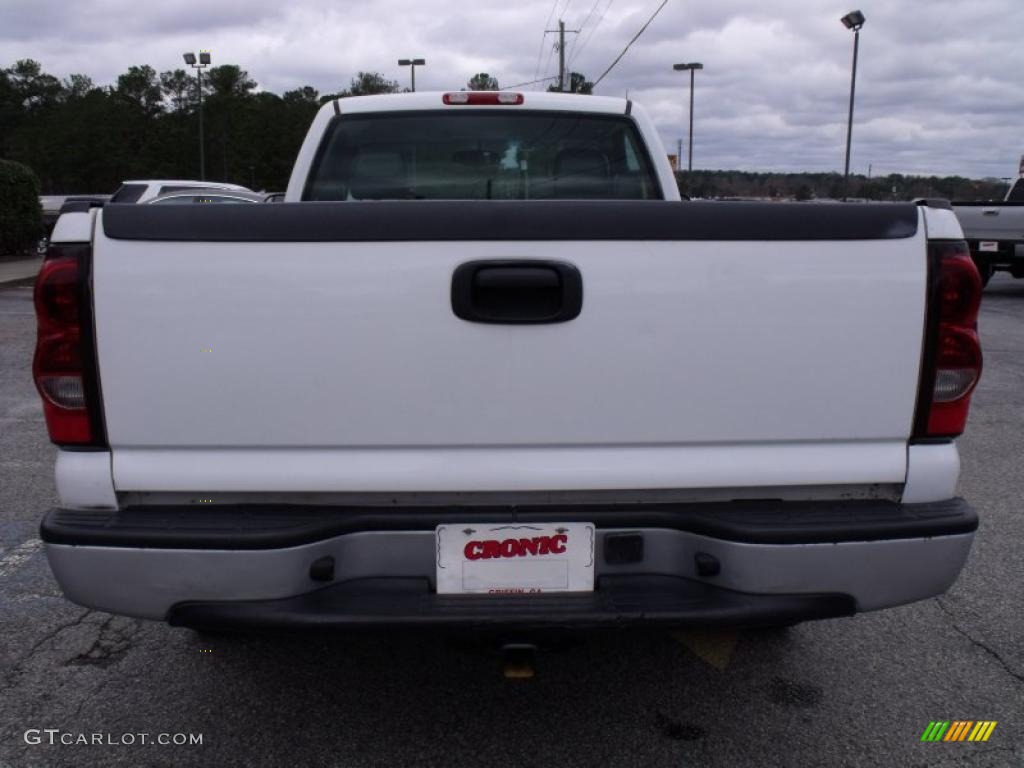 2005 Silverado 1500 Regular Cab - Summit White / Dark Charcoal photo #7