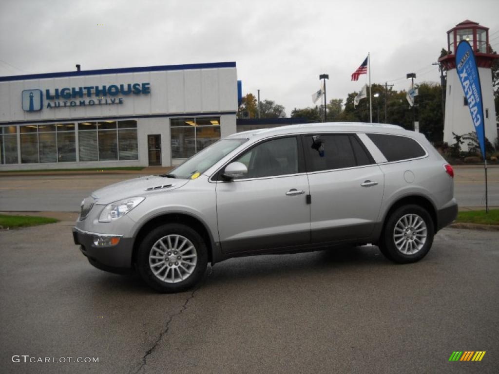 2010 Enclave CX - Quicksilver Metallic / Ebony/Ebony photo #2