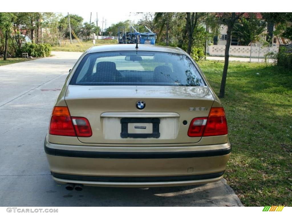 2000 3 Series 328i Sedan - Light Yellow Metallic / Black photo #7