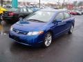 2008 Fiji Blue Pearl Honda Civic Si Sedan  photo #6