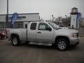 Pure Silver Metallic - Sierra 1500 SLE Extended Cab 4x4 Photo No. 1