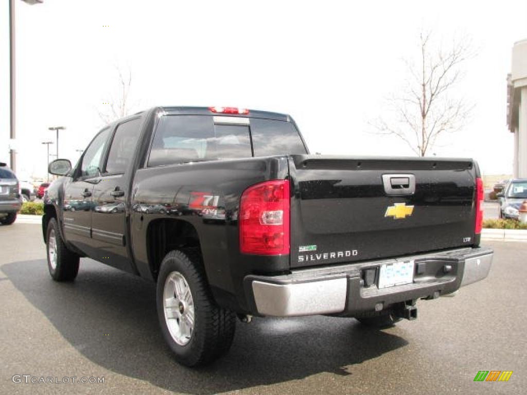 2010 Silverado 1500 LTZ Crew Cab 4x4 - Black / Ebony photo #6