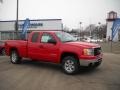 2010 Fire Red GMC Sierra 1500 SLE Extended Cab 4x4  photo #1