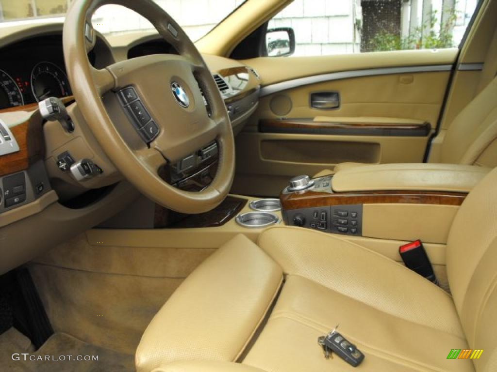 2006 7 Series 750i Sedan - Alpine White / Dark Beige/Beige III photo #15