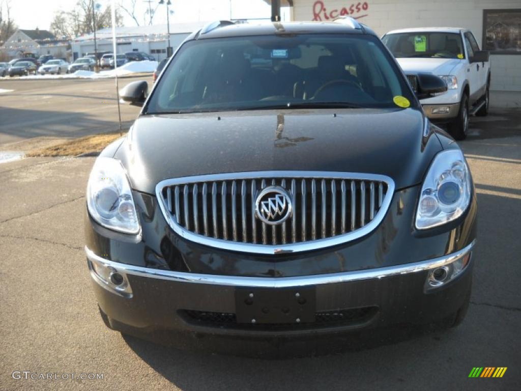 2010 Enclave CXL - Carbon Black Metallic / Ebony/Ebony photo #4