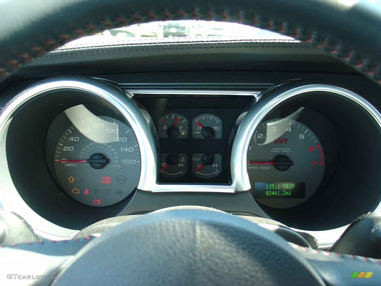 2007 Ford Mustang Shelby GT500 Coupe Gauges Photo #27477