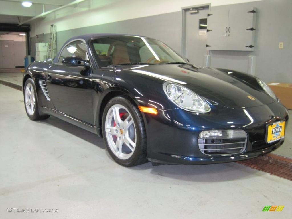 2007 Boxster S - Midnight Blue Metallic / Natural Brown photo #1