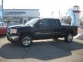 2010 Onyx Black GMC Sierra 1500 SLE Crew Cab 4x4  photo #2