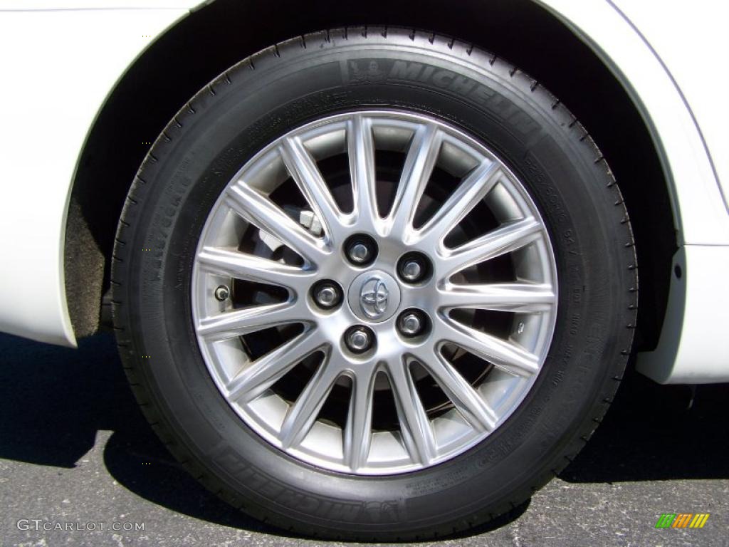2007 Camry Hybrid - Blizzard White Pearl / Bisque photo #8