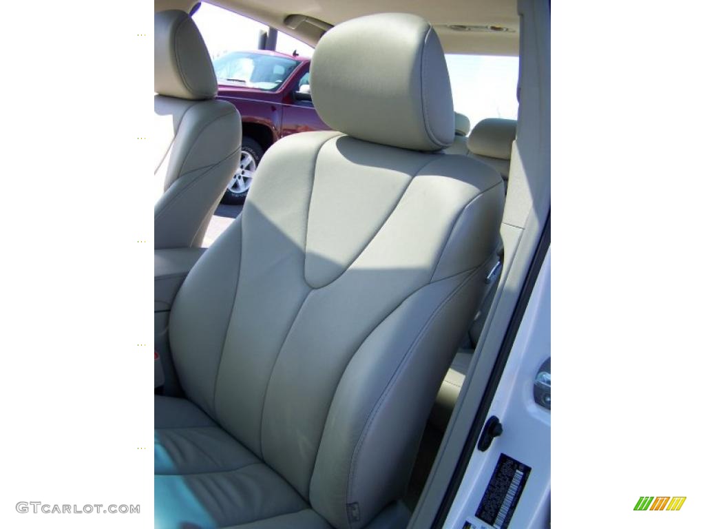 2007 Camry Hybrid - Blizzard White Pearl / Bisque photo #11