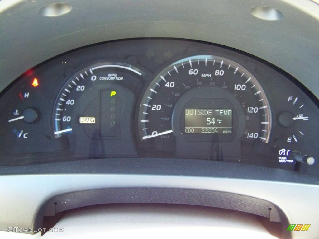 2007 Camry Hybrid - Blizzard White Pearl / Bisque photo #21