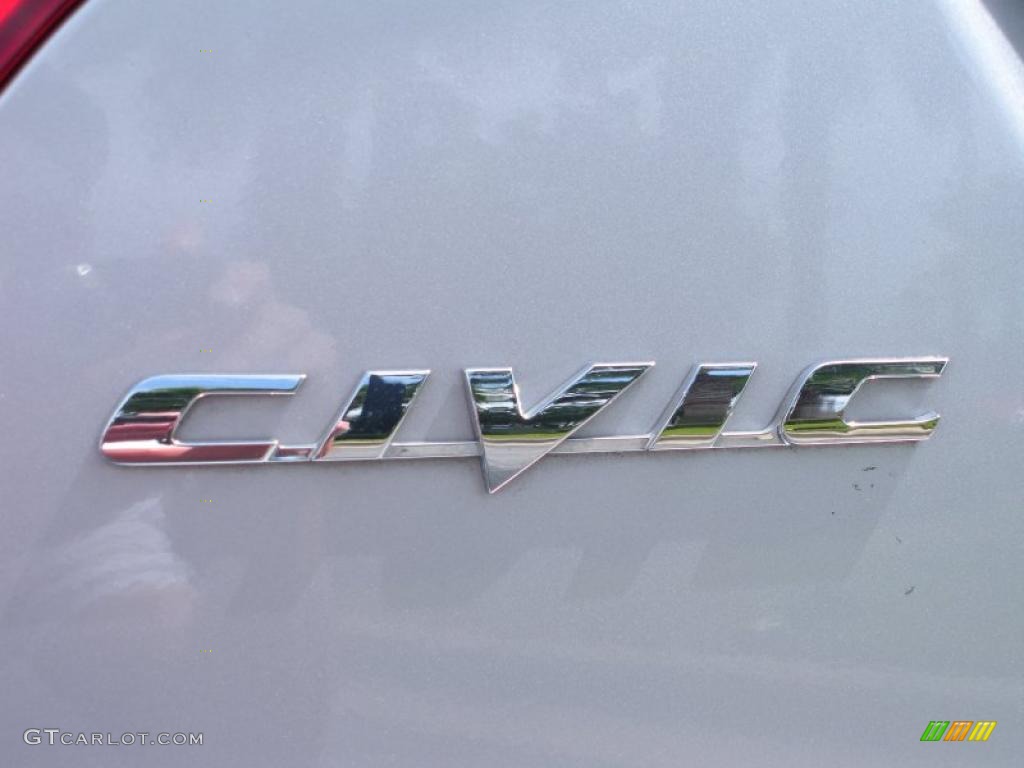 2007 Civic Hybrid Sedan - Alabaster Silver Metallic / Blue photo #9