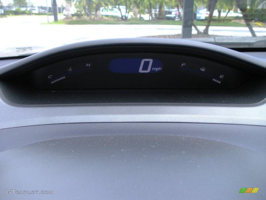 2007 Civic Hybrid Sedan - Alabaster Silver Metallic / Blue photo #20